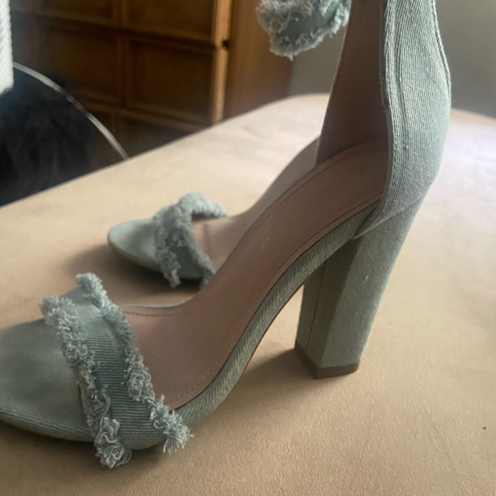 Denim Heels